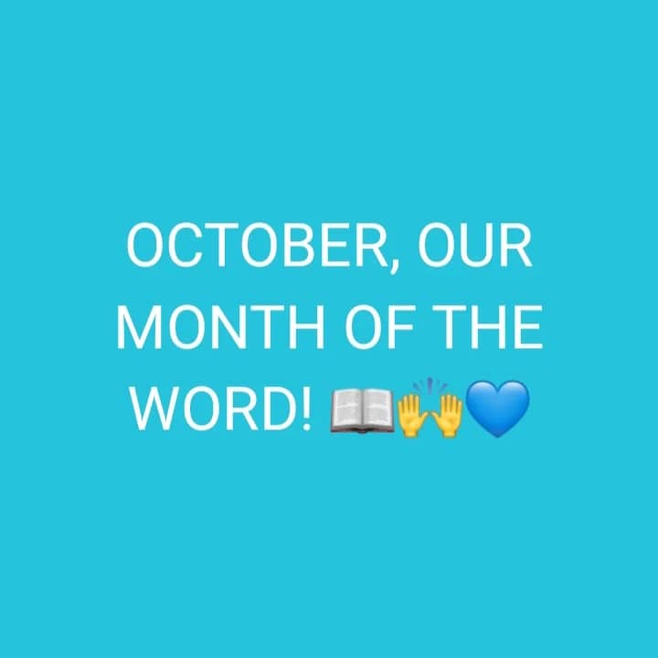 HAPPY BLESSED NEW MONTH - OCTOBER