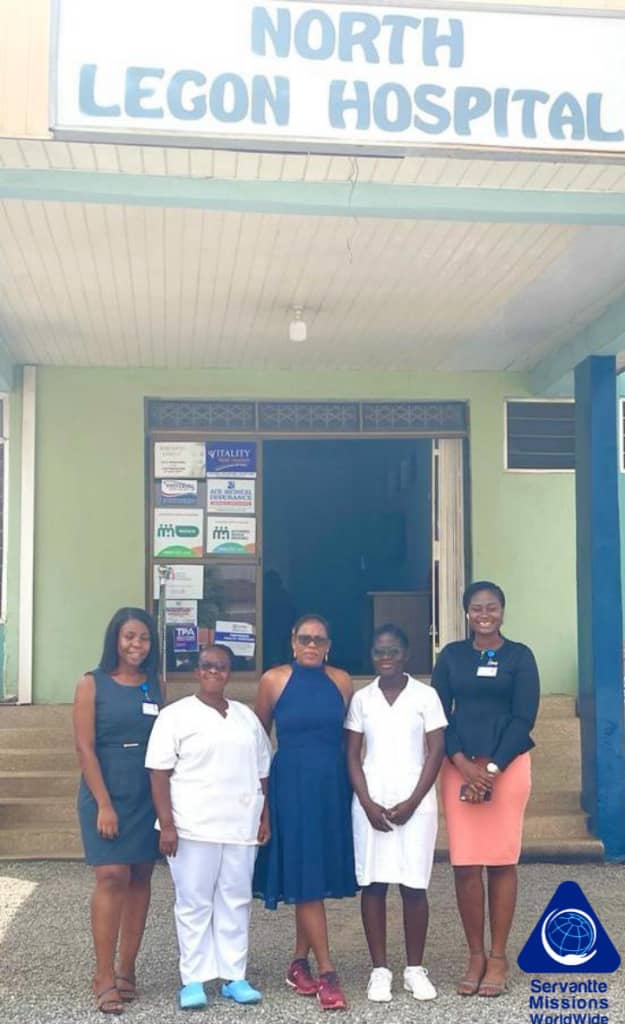 SERVANTTE MISSIONS WORLDWIDE GETS A MIDWIFE EMPLOYMENT AT THE NORTH LEGON HOSPITAL.