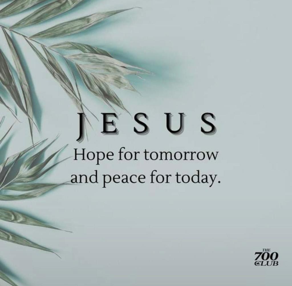 JESUS OUR HOPE.