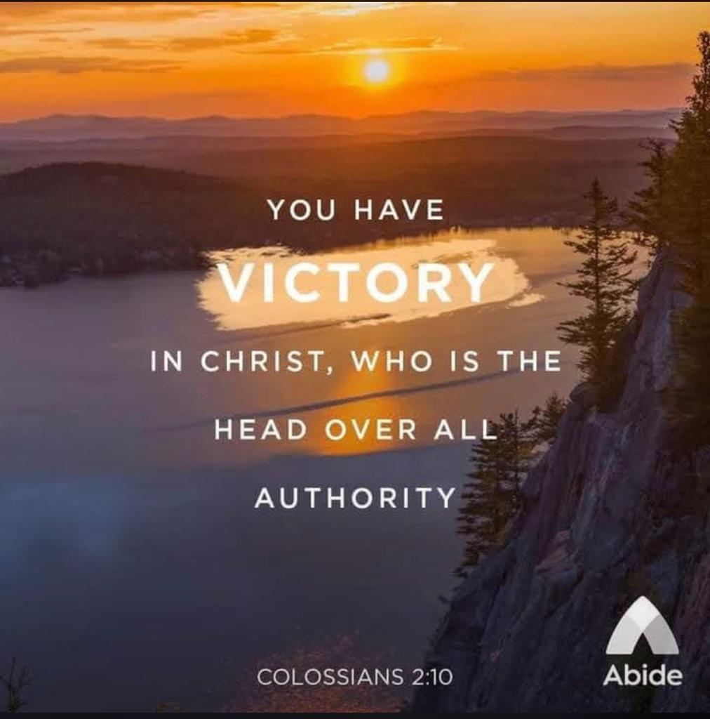 IN CHRIST, THERE IS VICTORY.