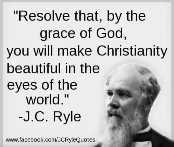 RESOLVE TO MAKE CHRISTIANITY BEAUTIFUL