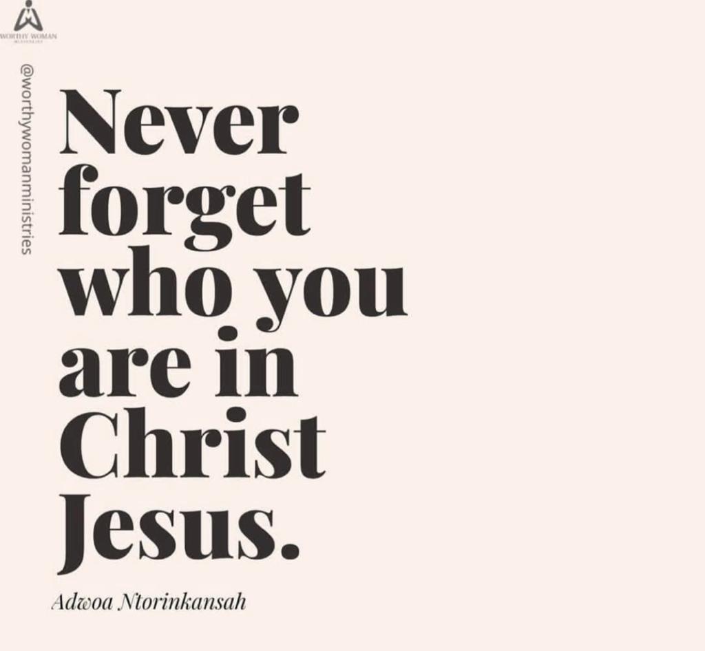 WHO ARE YOU IN CHRIST?