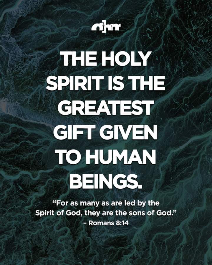THANK GOD FOR THE GIFT OF THE HOLY SPIRIT.